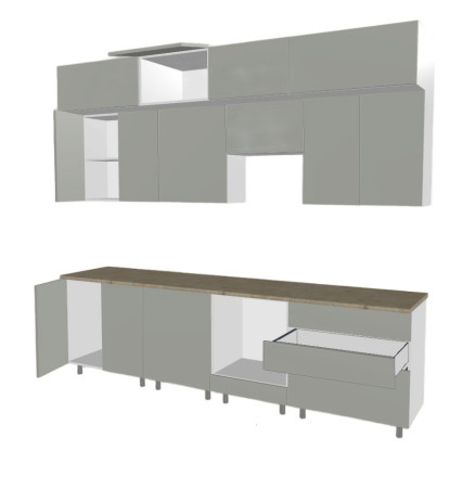 Кухня «Аликанте - 24 (2800 мм)»