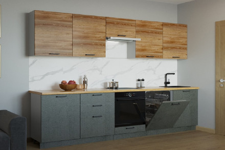 Кухня «Лофт - 36 (3000 мм)»