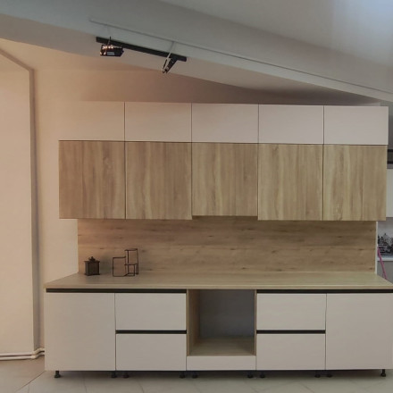 Кухня «Кухня Белая Роза Mattelux Дуб сонома»