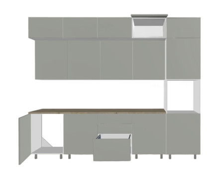 Кухня «Аликанте - 28 (3000 мм)»