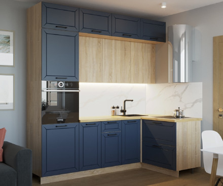 Кухня «Океания Кристалл - 7 (2400х1200 мм)»