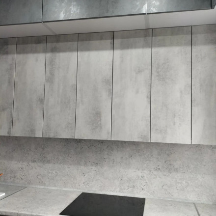 Кухня «Кухня Бетон светлый Бетон темный 2»