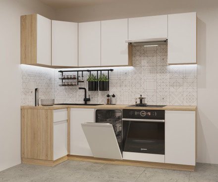 Кухня «Тальк Лайн - 23 (1000х2450 мм)»