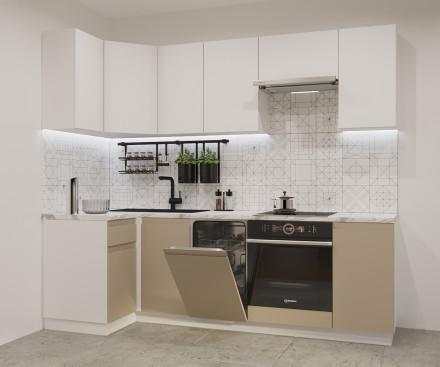 Кухня «Тальк Пикрит Лайн - 28 (1000х2450 мм)»