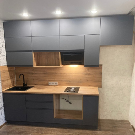 Кухня «Кухня Графит Дуб Вотан Лайн»