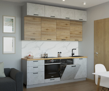 Кухня «ЛОФТ - 33 (2400 мм)»