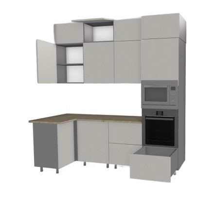 Кухня «Аликанте - 1 (1000х2400 мм)»