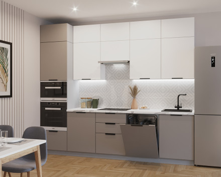 Кухня «Обсидиан Тальк - 5 (3000 мм)»