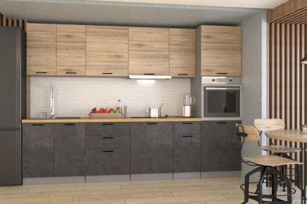 Кухня «Лофт - 18 (3000 мм)»