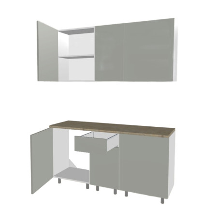 Кухня «Аликанте - 13 (1600 мм)»